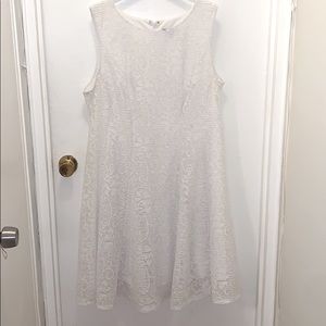 White embroidered dress